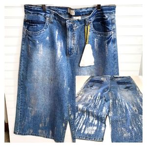 Crest foiled Cropped Jeans 19/20